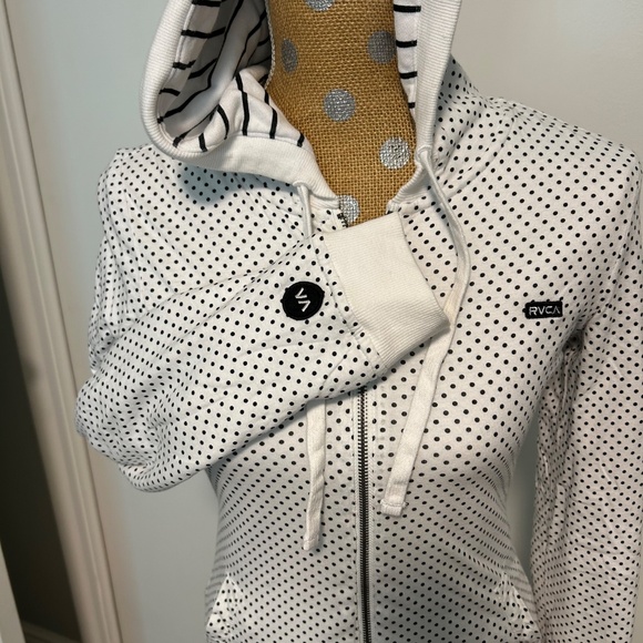 RVCA reversible two in one hoodie XS - Picture 6 of 9